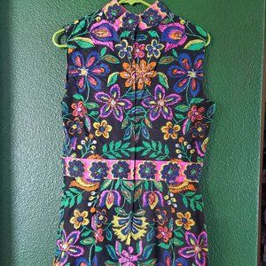 Vintage 60s Mod Print Romper